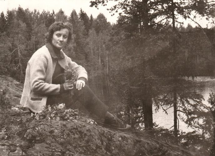 Эмма в турпоездке в Ленинград, июль 1964 года. Фотографировал Слава