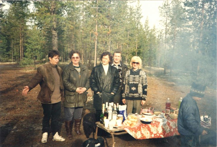 Пикник на природе с коллегами