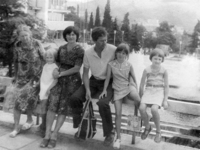 На отдыхе в Алуште. После похода в баню.