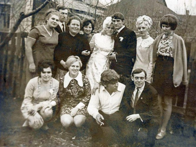 На свадьбе Юрия Радченко 1972 год